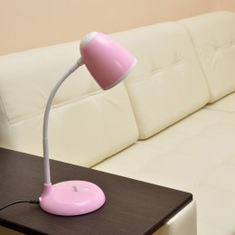Светильник настольный, 60W. Е27. TLI-228 PINK E27 Механический выключатель. Розовый