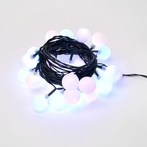 Гирлянда светодиодная Радуга-1 5 м 30 светодиодов RGB свет зеленый провод ULD-S0500-030/DGA RGB IP20 RAINBOW-1