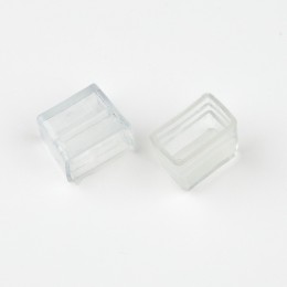 Изолирующий зажим заглушка UCW-N11 CLEAR 025 POLYBAG для светодиодных лент ULS-N11 NEON 24В 8x16мм цвет прозрачный 25 штук в пакете UL-00009277 Uniel