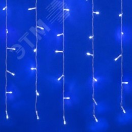 Гирлянда Занавес светодиодный 2х3 м 240 led белый с контроллером прозрачный провод IP20 ULD-C2030-240/DTA WHITE IP20