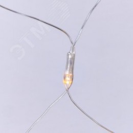 Сетка светодиодная с контроллером 240 светодиодов 2,5х2 м желтая IP20 прозрачный провод ULD-N2520-240/DTA YELLOW IP20