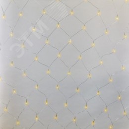 Сетка светодиодная с контроллером 240 светодиодов 2,5х2 м желтая IP20 прозрачный провод ULD-N2520-240/DTA YELLOW IP20