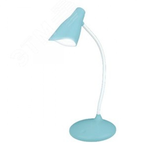Светильник настольный, 3W. Сенсорный выключатель. Голубой. ТМ