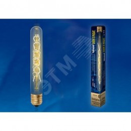 Лампа накаливания декоративная ЛОН 60 вт 300 Лм E27 Vintage IL-V-L28A-60/GOLDEN/E27 CW01