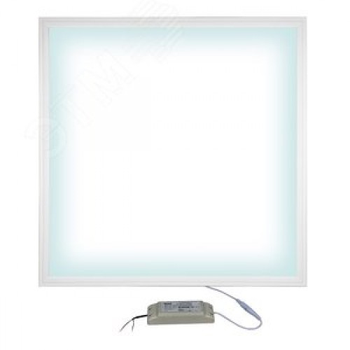 Светильник светодиодный потолочный встраиваемый белый свет (4000K) корпус белый в комплекте с источником питания