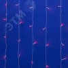 Гирлянда Занавес светодиодный 3х2 м 160 светодиодов розовый свет прозрачный провод ULD-C3020-160/DTA PINK IP20 TM