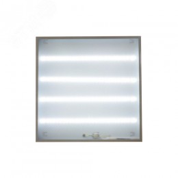 Светильник светодиодный потолочный универсальный Грильято 36 Вт Дневной свет 6500K 3520Лм 588X588x25мм Корпус белый В комплекте с источником питания ТМ ULP-6060-36W/6500К IP40 GRILYATO WHITE