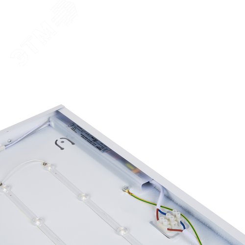 Светильник светодиодный потолочный универсальный Грильято 36 Вт Дневной равномерный свет 5000K) 3500Лм 588X588x25мм Корпус белый В комплекте с источником питания ТМ ULP-6060-36W/5000К IP40 GRILYATO OPAL SMOOTH