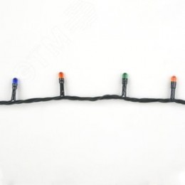 Гирлянда с контроллером 10 м 200 миниламп накаливания разноцветный свет зеленый провод UDL-S1000-200/DGA MULTI IP20 MINI