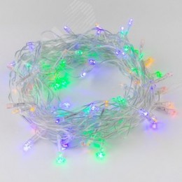 Гирлянда светодиодная 10м 90 светодиодов Разноцветный свет Провод прозрачный ULD-S1000-090/STA MULTI IP20