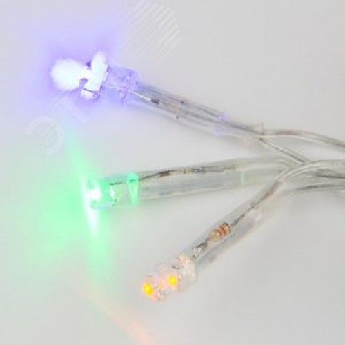 Гирлянда светодиодная 10м 90 светодиодов Разноцветный свет Провод прозрачный ULD-S1000-090/STA MULTI IP20