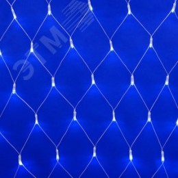 Сетка светодиодная с контроллером 240 светодиодов 2.5х2 м белая IP20 прозрачный провод ULD-N2520-240/DTA WHITE IP20