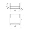 Скрепа для ленты C 20