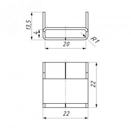 Скрепа для ленты C 20