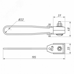 Зажим анкерный PA 2/35