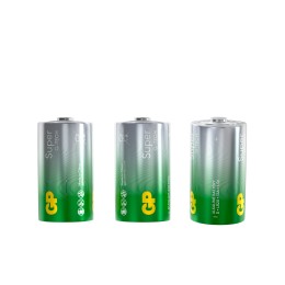Батарейка алкалиновая GP Super Alkaline G-Tech 13А типоразмера D - 2 шт. на блистере