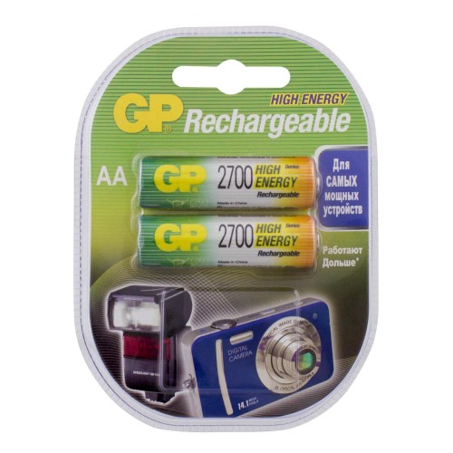 Аккумулятор перезаряжаемый GP 270AAHC AA, емкость 2650 мАч