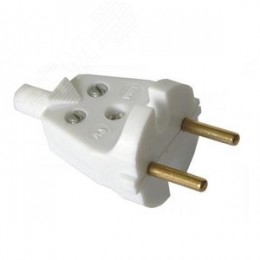 Вилка с латунным штырем