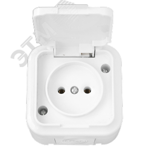 Розетка брызгозащищенная наружная IP54