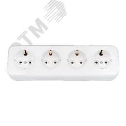 Беларусь Розетка четырехместная наружная с заземлением