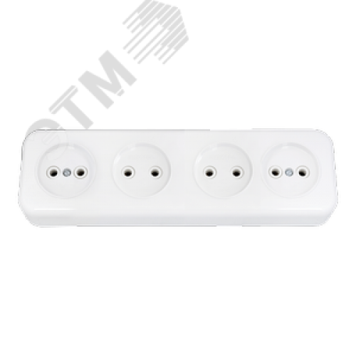 Беларусь Розетка четырехместная наружная