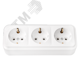 Беларусь Розетка тройная с заземлением наружная