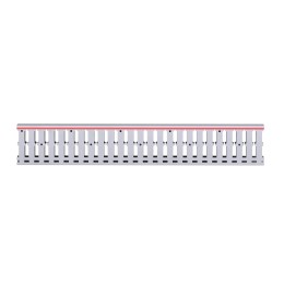 Короб перфорированный RL12 25x80 серый QUADRO
