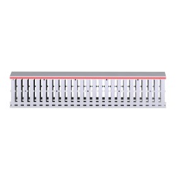Короб перфорированный T1-EF 100x100 серый QUADRO