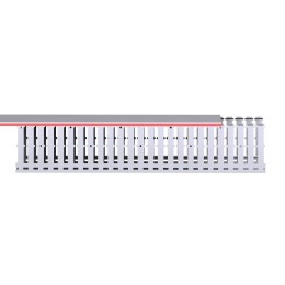 Короб перфорированный T1-EF 100x100 серый QUADRO