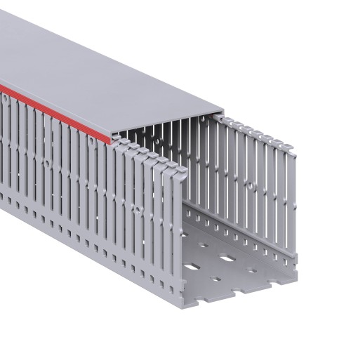 Короб перфорированный RL6 80x80 серый QUADRO