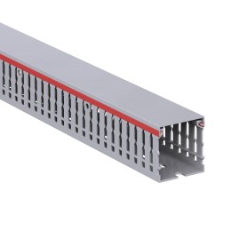 Короб перфорированный RL6 40x40 серый QUADRO