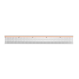 Короб перфорированный RLHF6 25x60, без галогенов, светло-серый