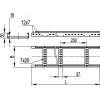 Лестничный лоток 50х400, L3000