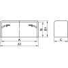 Заглушка для кабель-канала 50x20мм LM торцевая In-liner
