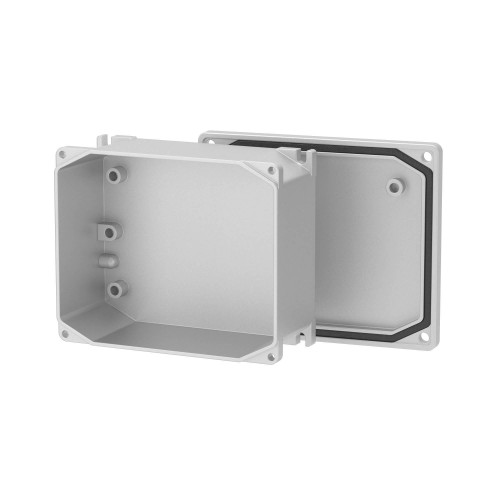 Коробка ответвительная алюминиевая IP66 128х103х55мм окрашенная