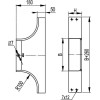 Ответвитель DL 200х80 в комплекте крепежные элементы соединительные пластины