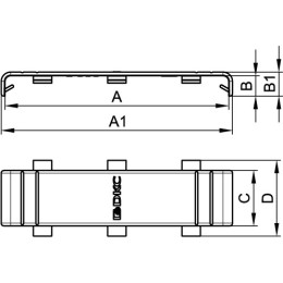 Накладка на стык 120 GAN In-liner