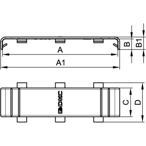 Накладка на стык 120 GAN In-liner