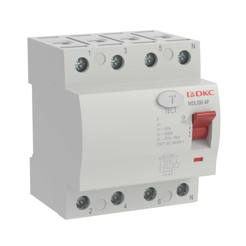 УЗО YON макс (YON max), 4P, 100mA, 40A, тип AC