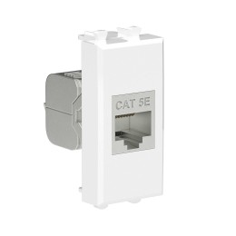 Avanti Компьютерная розетка RJ-45 без шторки      модульная кат.5е экранированная Белое облако 1    модуль