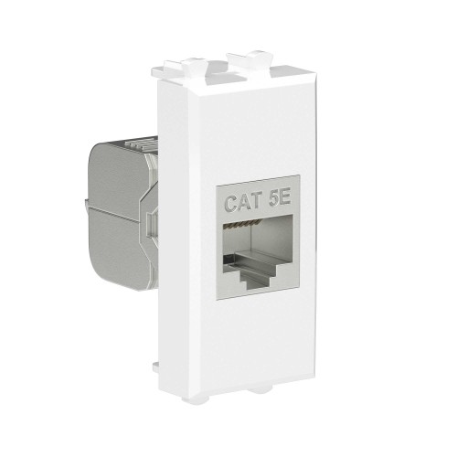 Avanti Компьютерная розетка RJ-45 без шторки      модульная кат.5е экранированная Белое облако 1    модуль