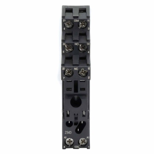 Колодка с винтовыми клеммами для реле на 2 группы IR-24DC/230AC-2CO