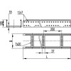Лестничный лоток 100х200, L3000
