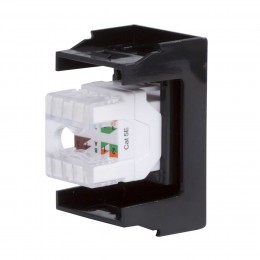 Розетка RJ-45 кат.5E, ЭУИ Вива (Viva),1 мод.,черн