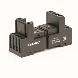 Колодка с винтовыми клеммами для реле на 4 группы IR-24DC/220DC/230AC-4CO
