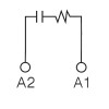 Модуль индикации и защиты, RC-цепочка, 6-24V AC/DC