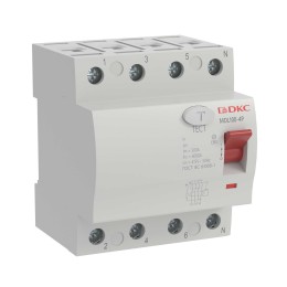 УЗО YON макс (YON max), 4P, 30mA, 25A, тип AC