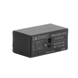 Реле миниатюрное низкопрофильное, 2CO, коммутируемый ток 8 А, AgSnO напряжение 230V AC
