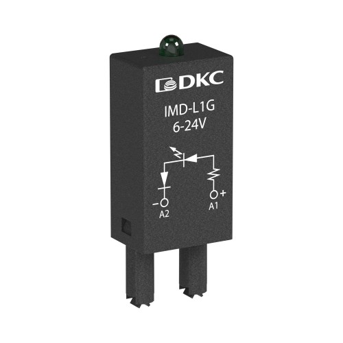 Модуль индикации, LED зелёный, 6-24V AC/DC