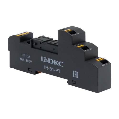 Колодка c клеммами push-in для реле на 1 группу IR-24DC/230AC-1CO